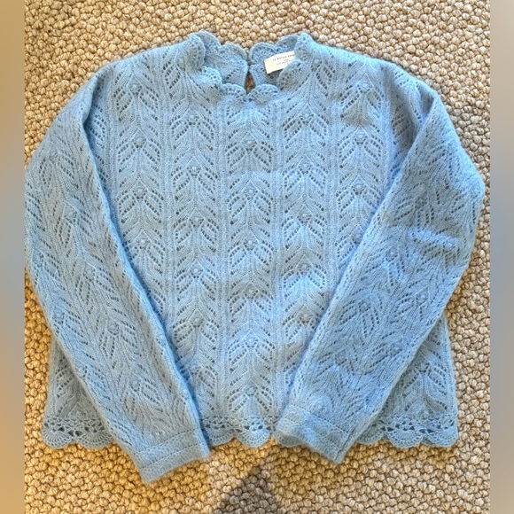 NWOT Sezane Louison Jumper in Polar Blue Size S - Picture 9 of 11